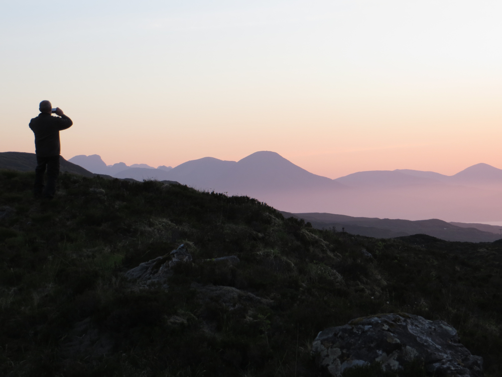 Dreamlike pastel sunset over the sea at Rubha Phoil on the Isle of Skye, with soft, cinematic colours and breathtaking natural beauty